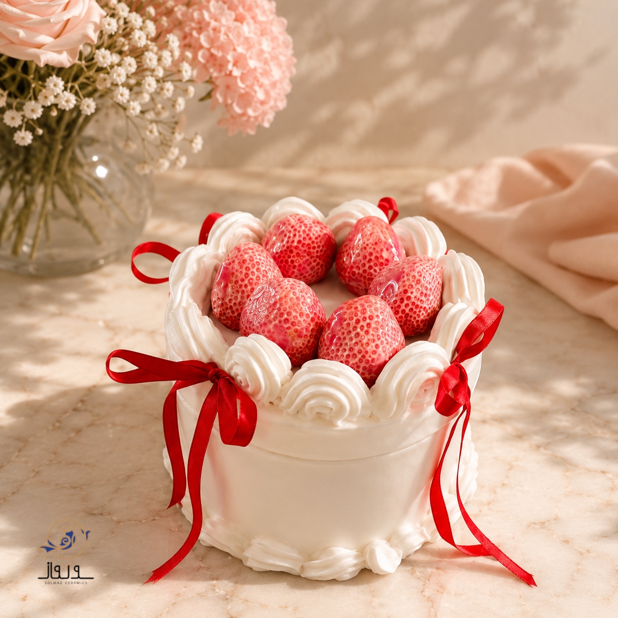 شکلات خوری طرح کیک